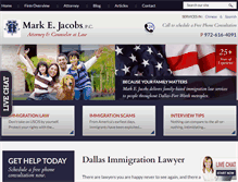 Tablet Screenshot of markjacobslaw.com